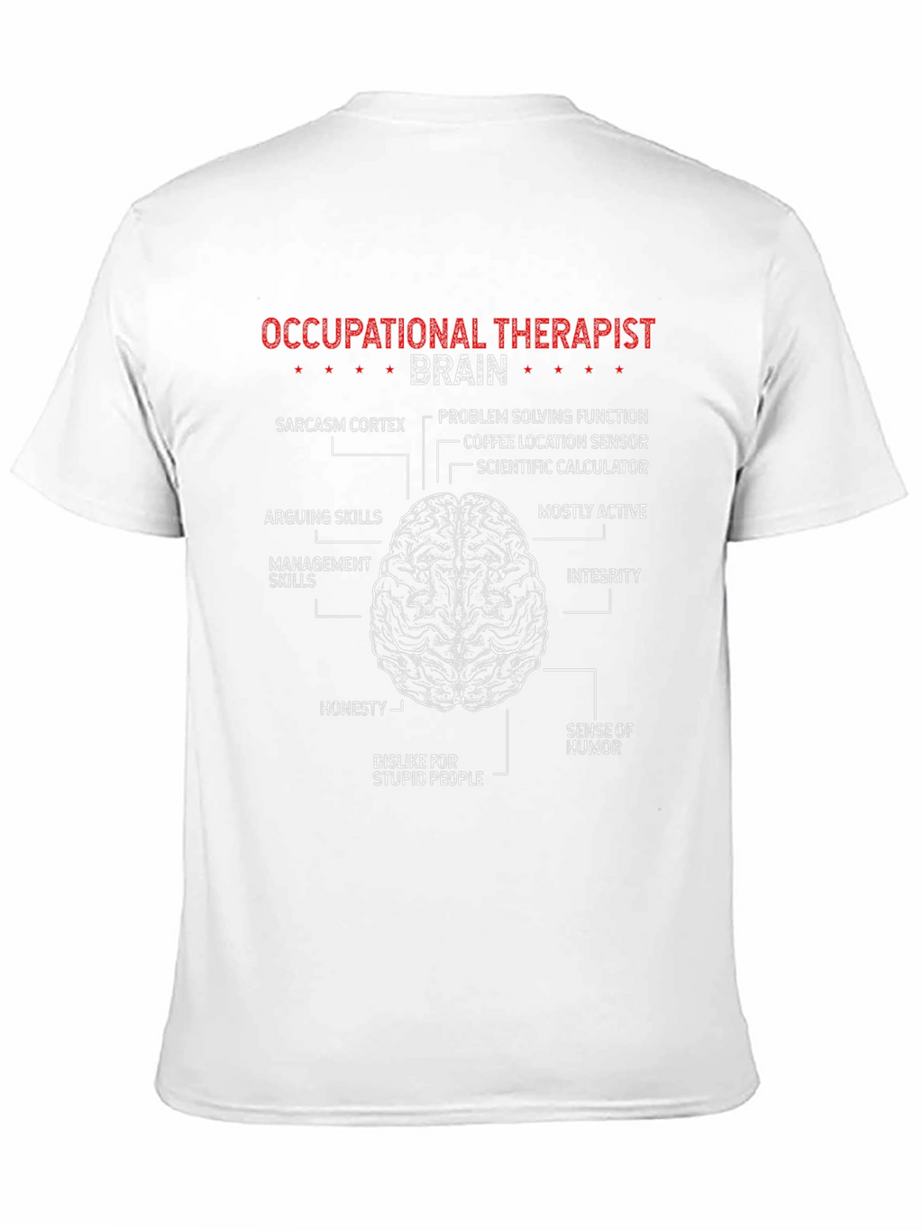 Occupational Therapist Brain Anatomy T-Shirt
