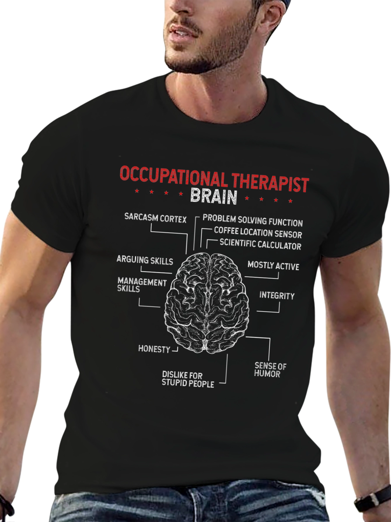 Occupational Therapist Brain Anatomy T-Shirt