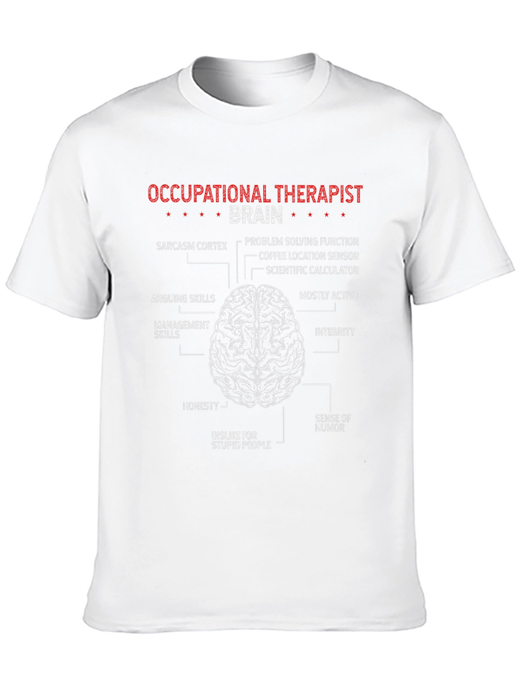 Occupational Therapist Brain Anatomy T-Shirt