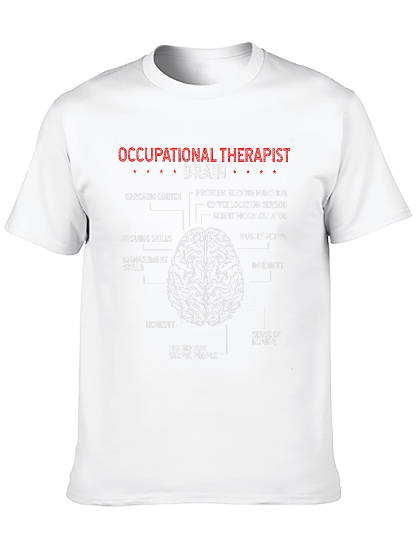 Occupational Therapist Brain Anatomy T-Shirt