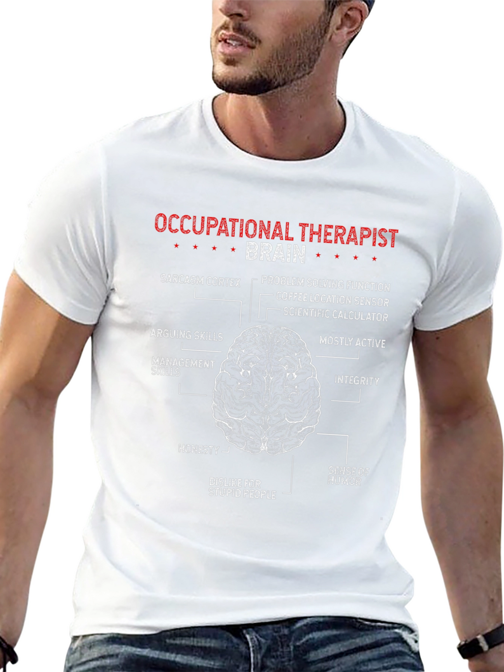 Occupational Therapist Brain Anatomy T-Shirt