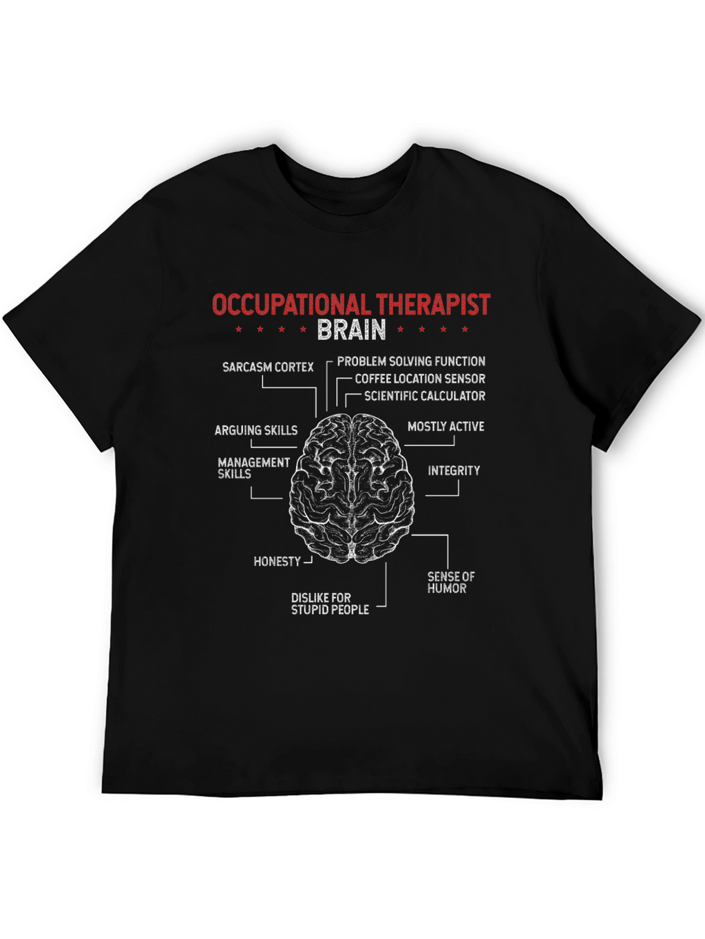 Occupational Therapist Brain Anatomy T-Shirt