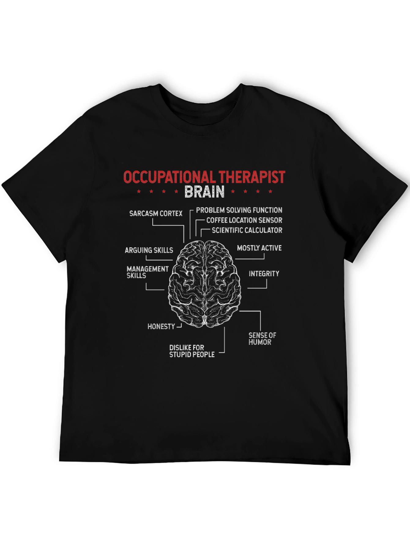 Occupational Therapist Brain Anatomy T-Shirt