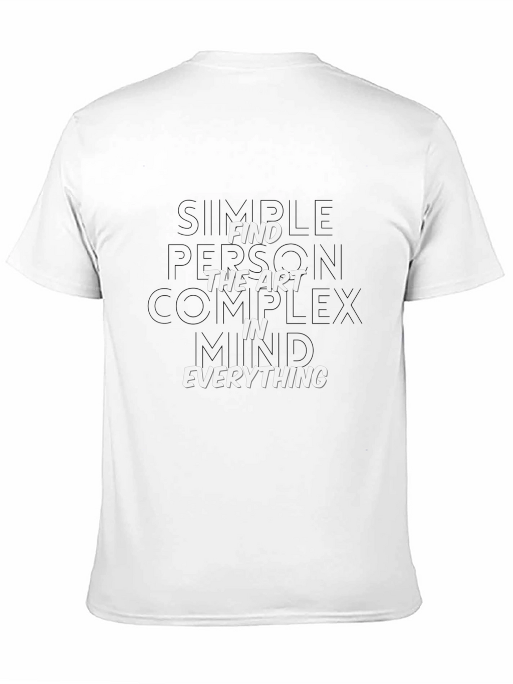 Find the Art Tee - Soft Black Cotton Blend