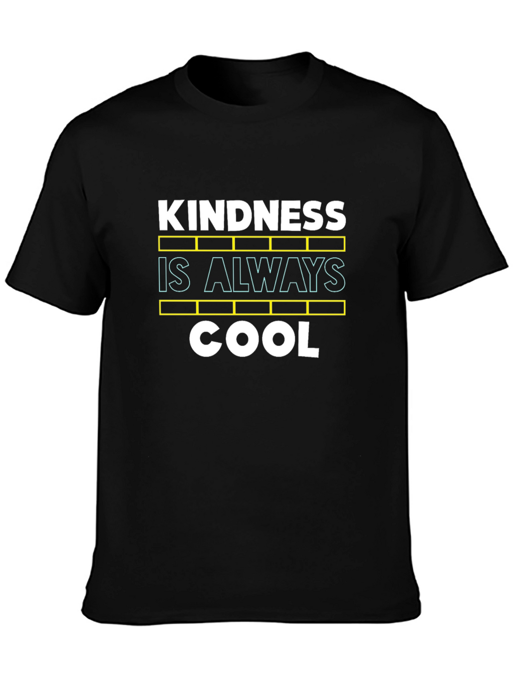 Kindness is Always Cool Graphic Tee - Black
