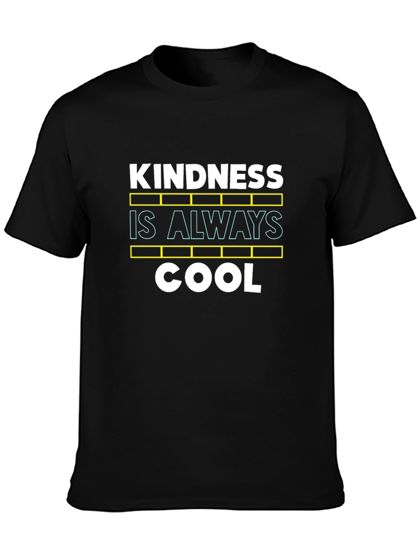 Kindness is Always Cool Graphic Tee - Black