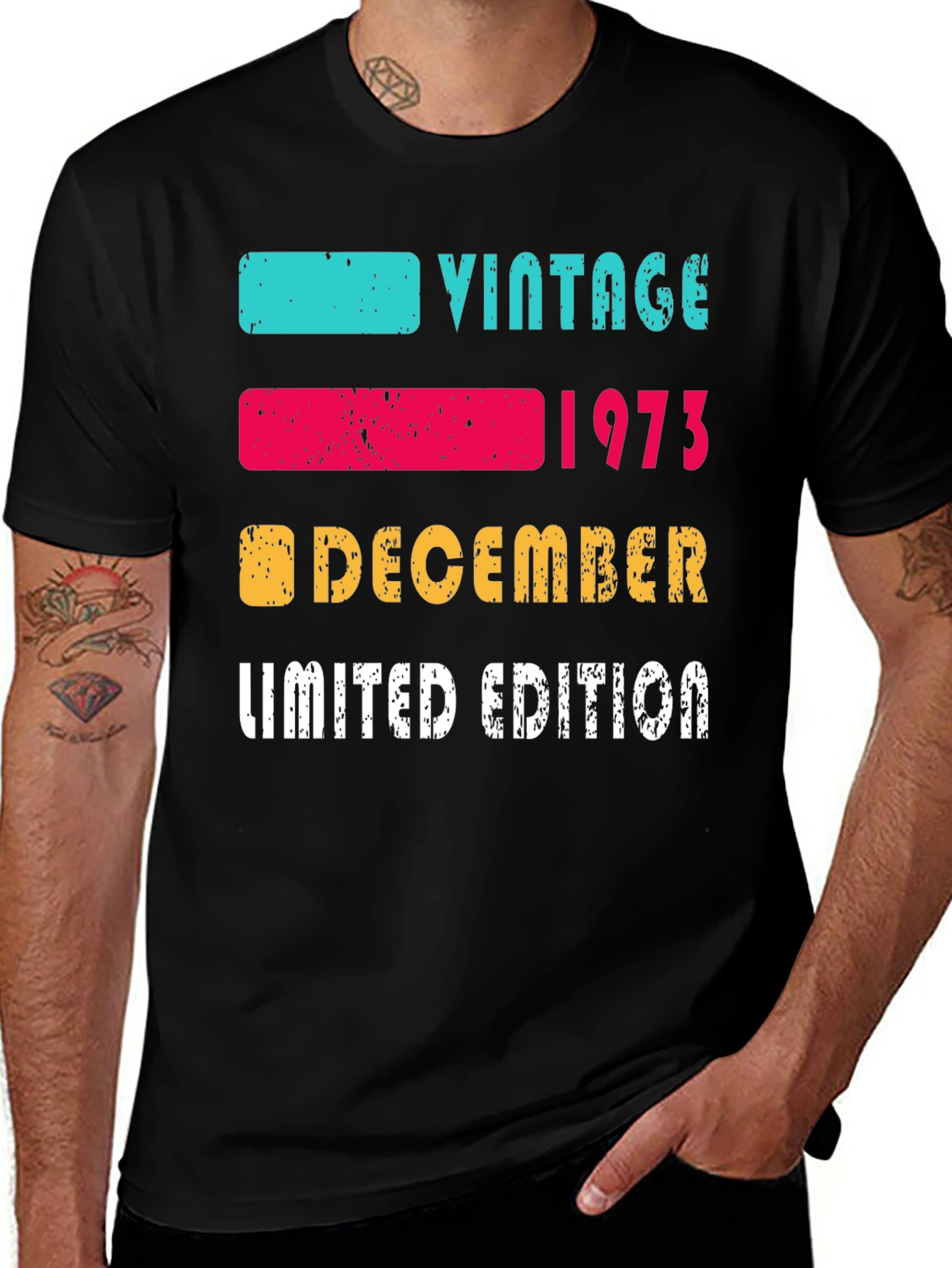 Vintage December 1973 Limited Edition Graphic T-Shirt