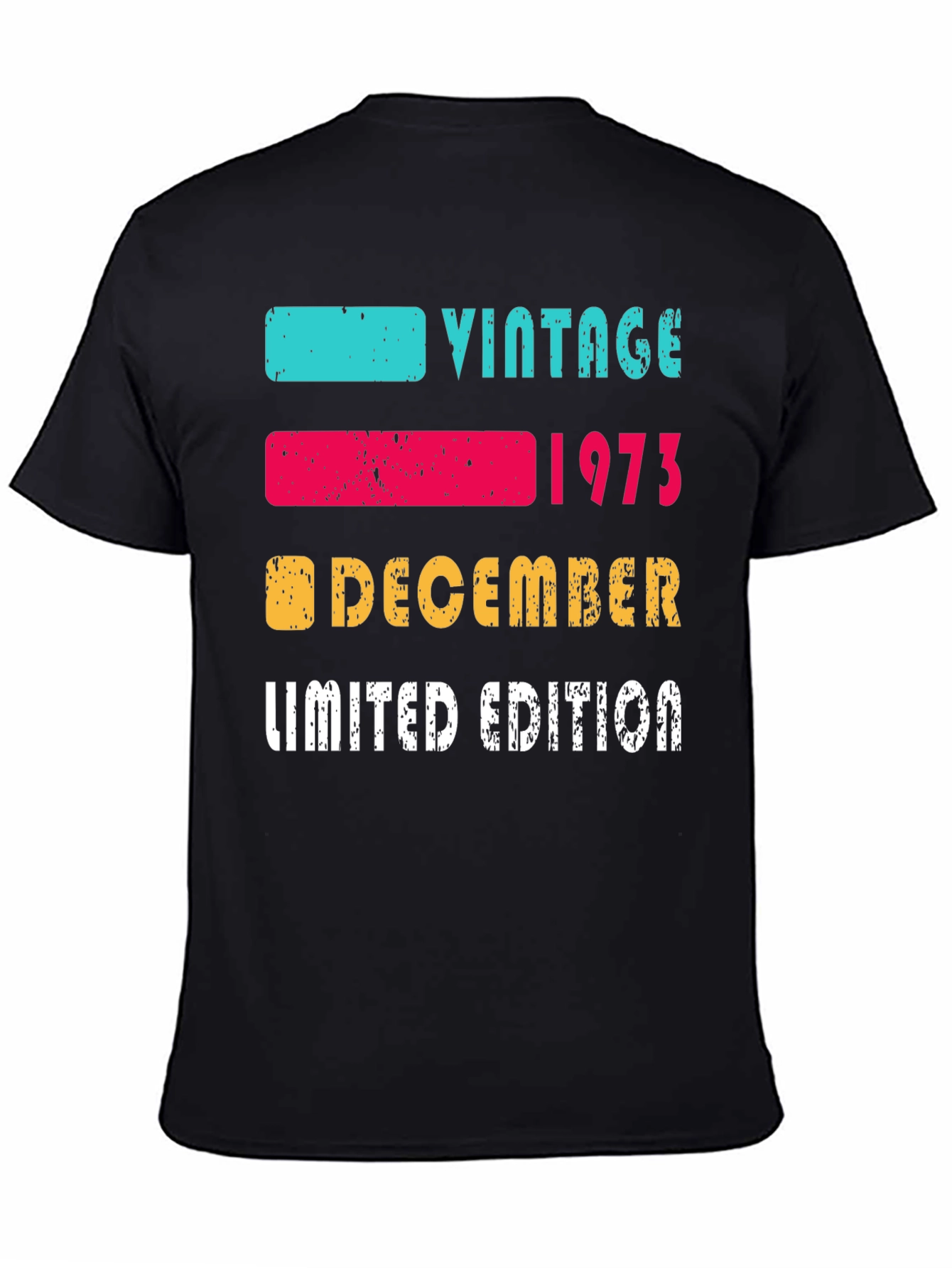 Vintage December 1973 Limited Edition Graphic T-Shirt