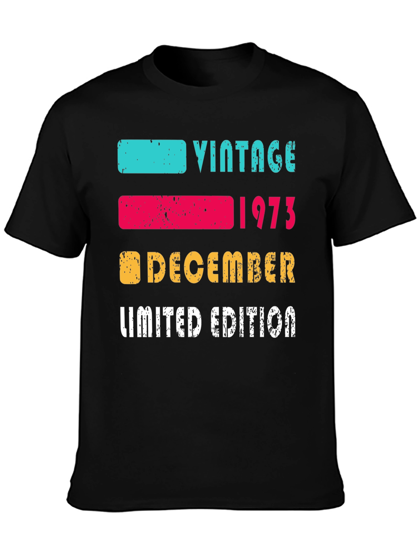 Vintage December 1973 Limited Edition Graphic T-Shirt