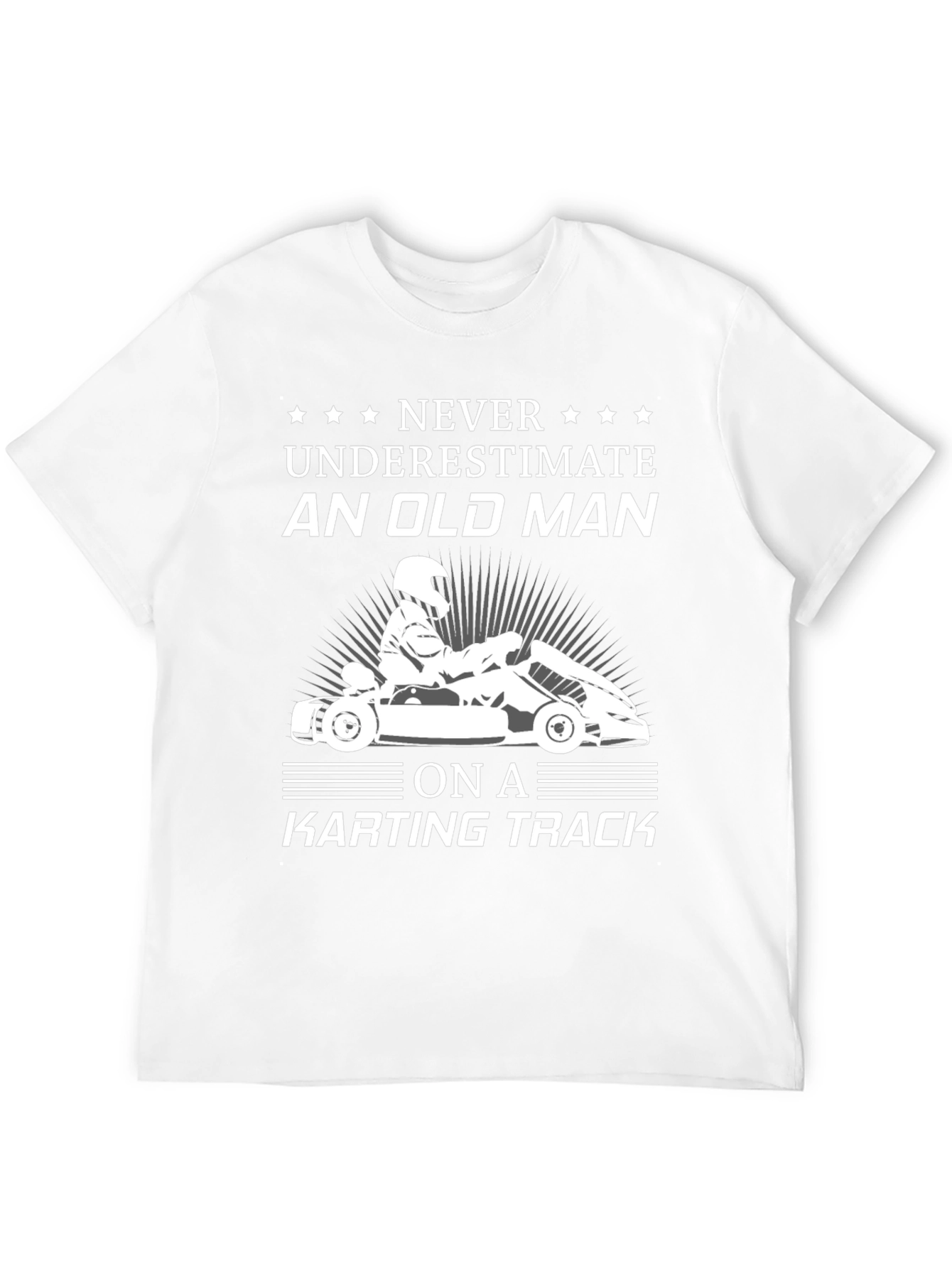 Old Man Karting T-Shirt - Funny Racing Tee
