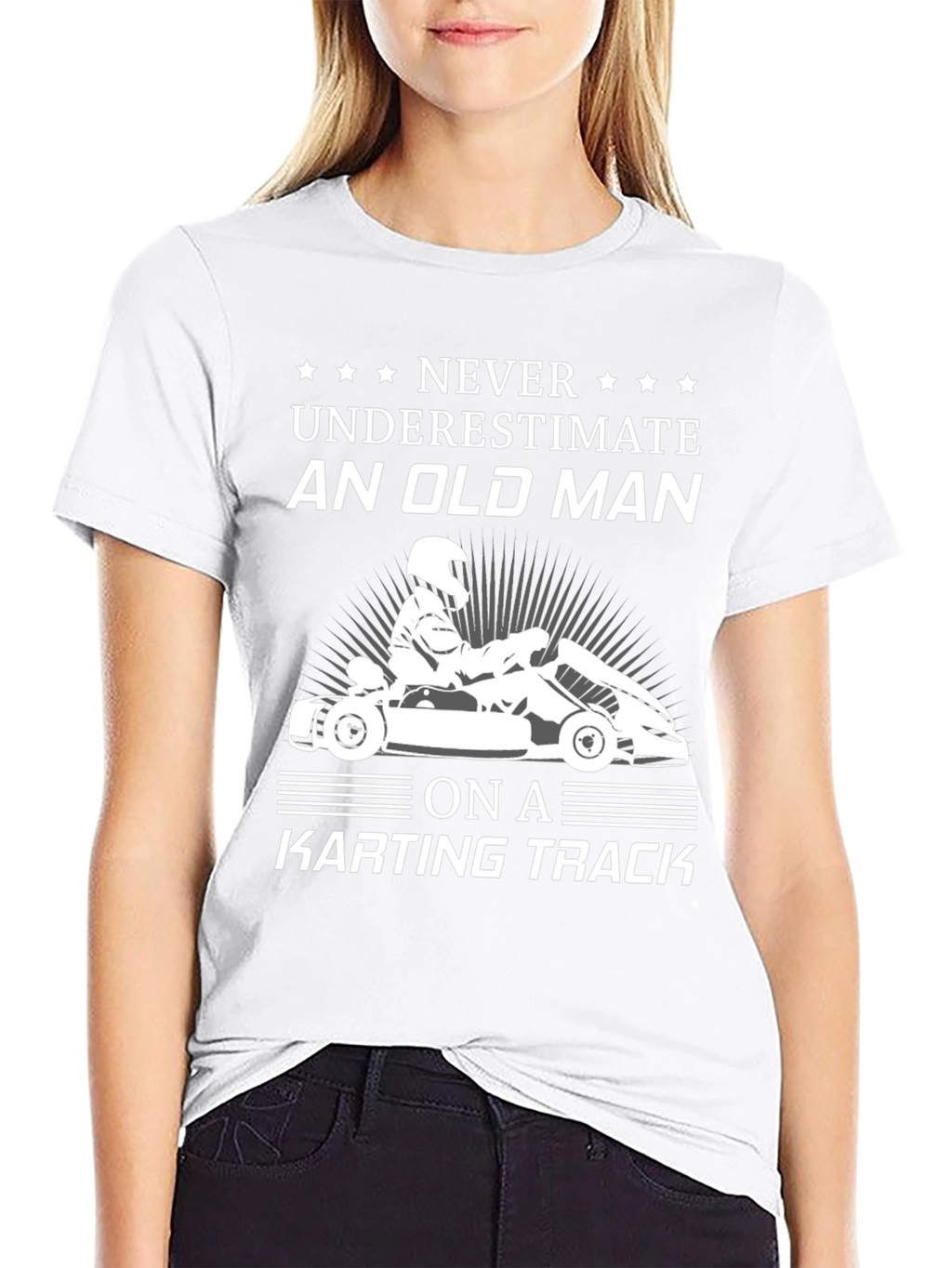 Old Man Karting T-Shirt - Funny Racing Tee