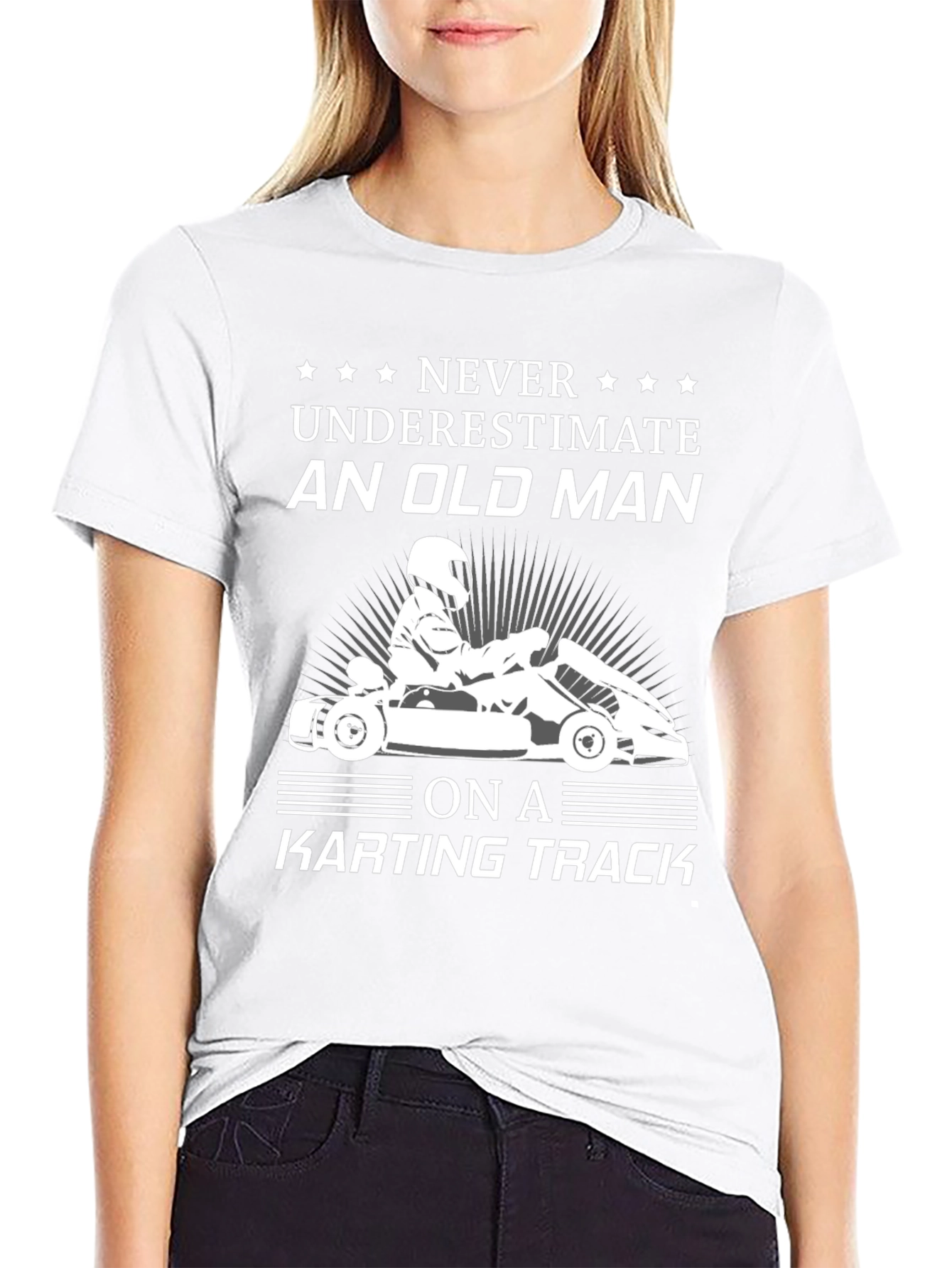 Old Man Karting T-Shirt - Funny Racing Tee