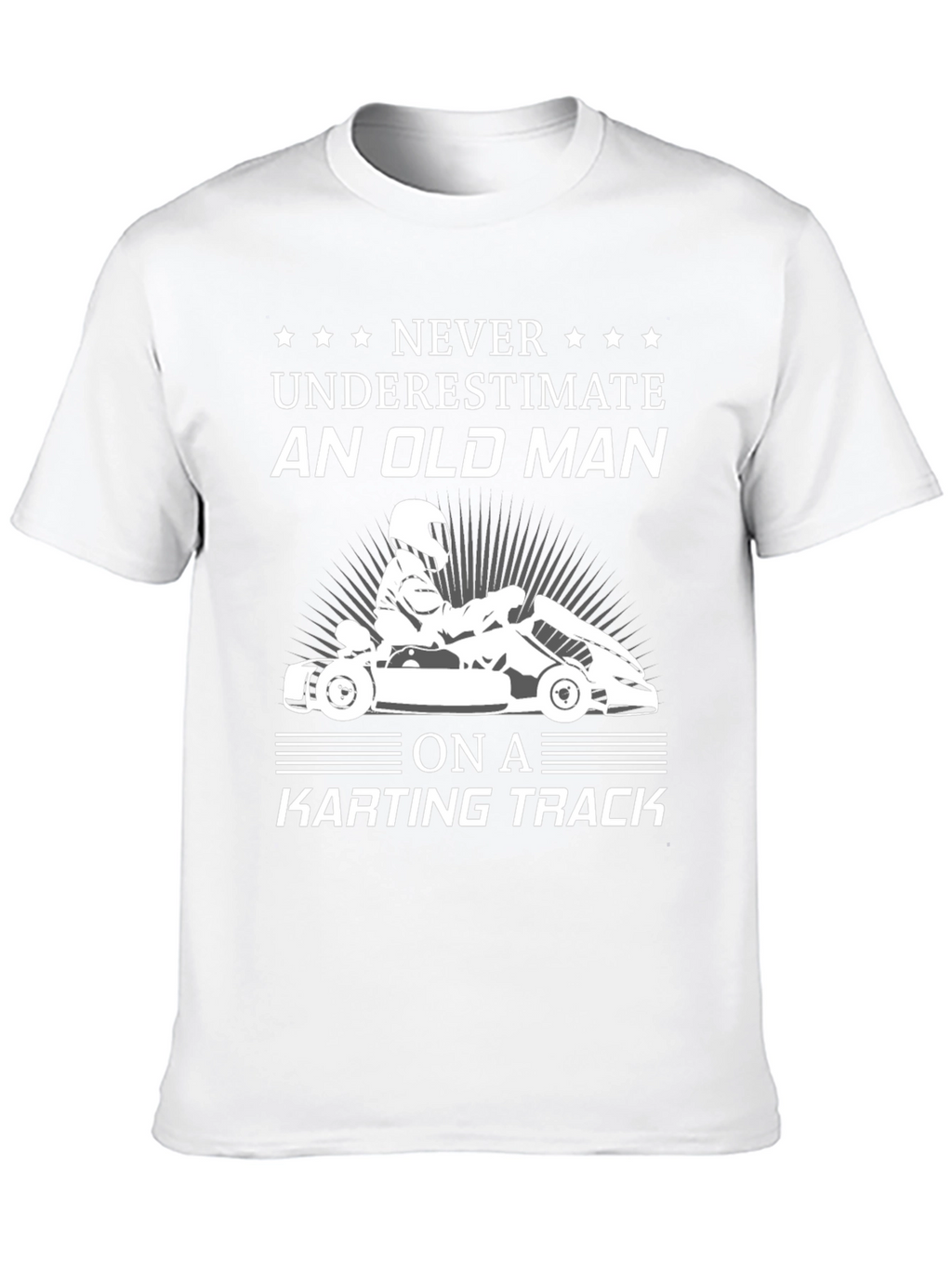 Old Man Karting T-Shirt - Funny Racing Tee