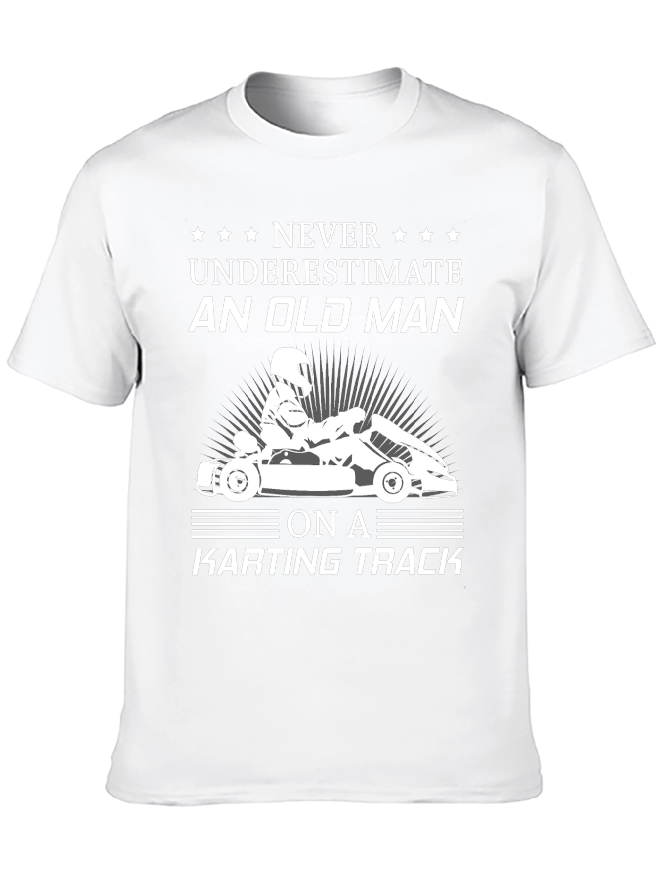 Old Man Karting T-Shirt - Funny Racing Tee