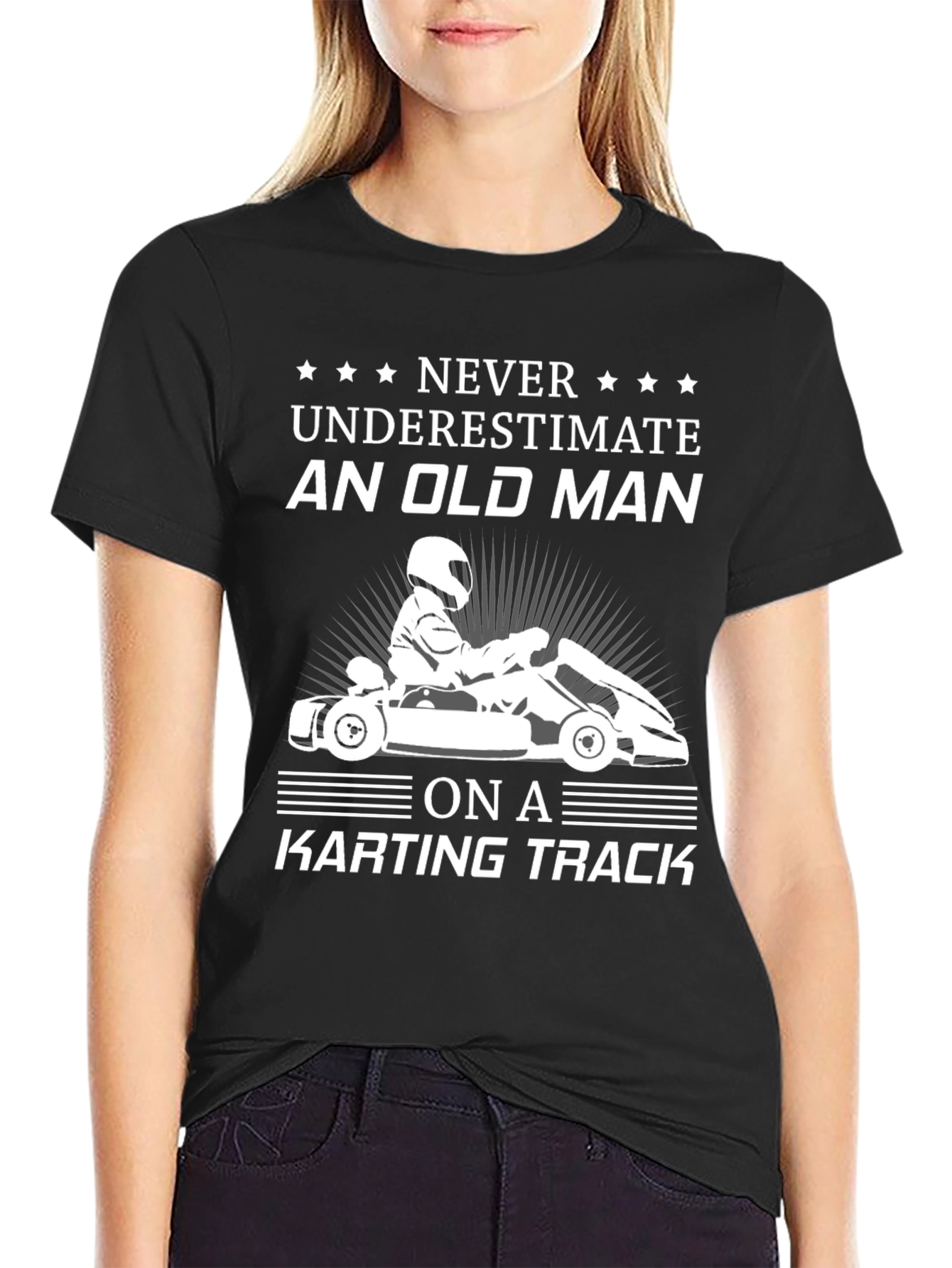 Old Man Karting T-Shirt - Funny Racing Tee