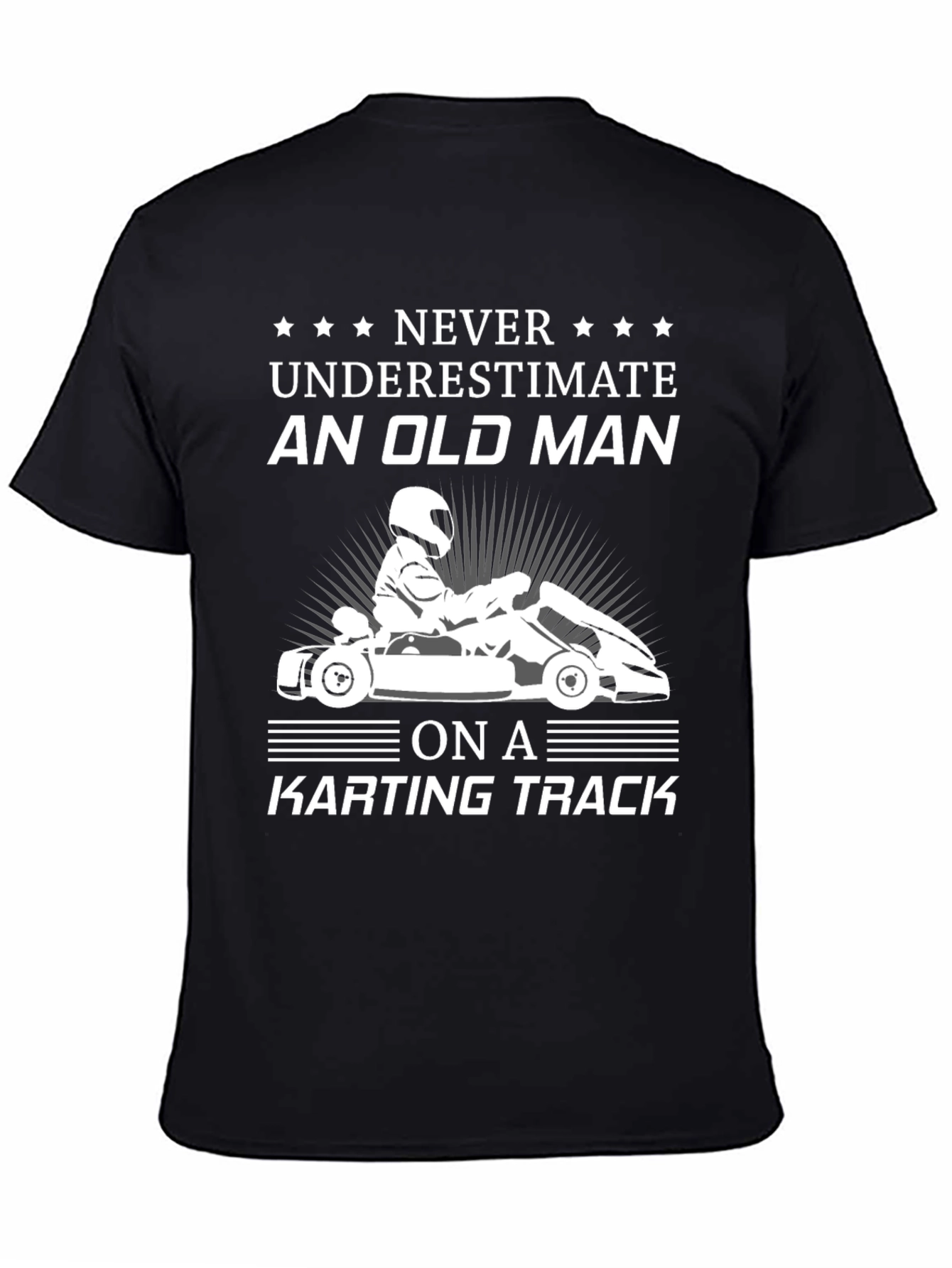 Old Man Karting T-Shirt - Funny Racing Tee