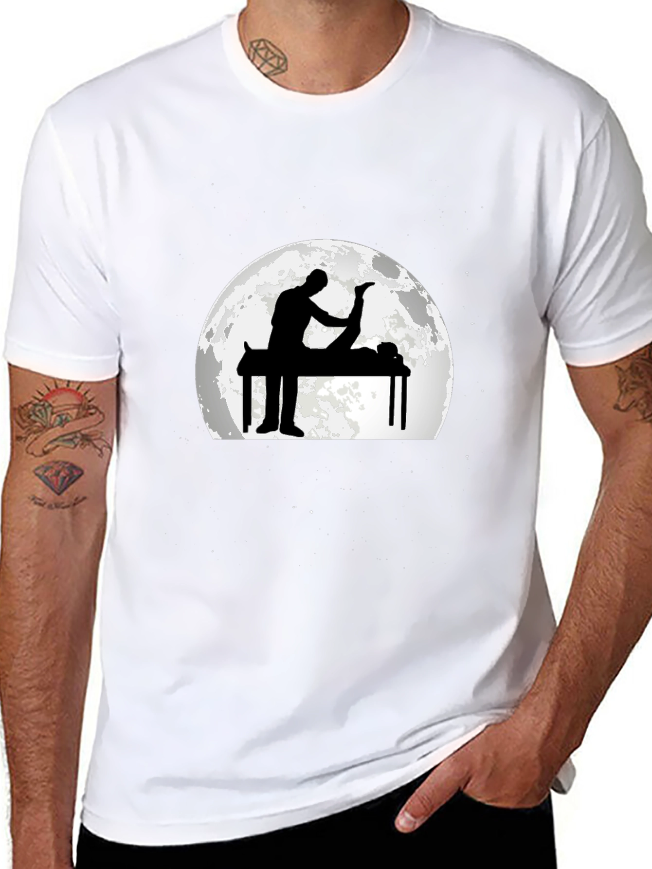 Massage Therapy Moon T-Shirt