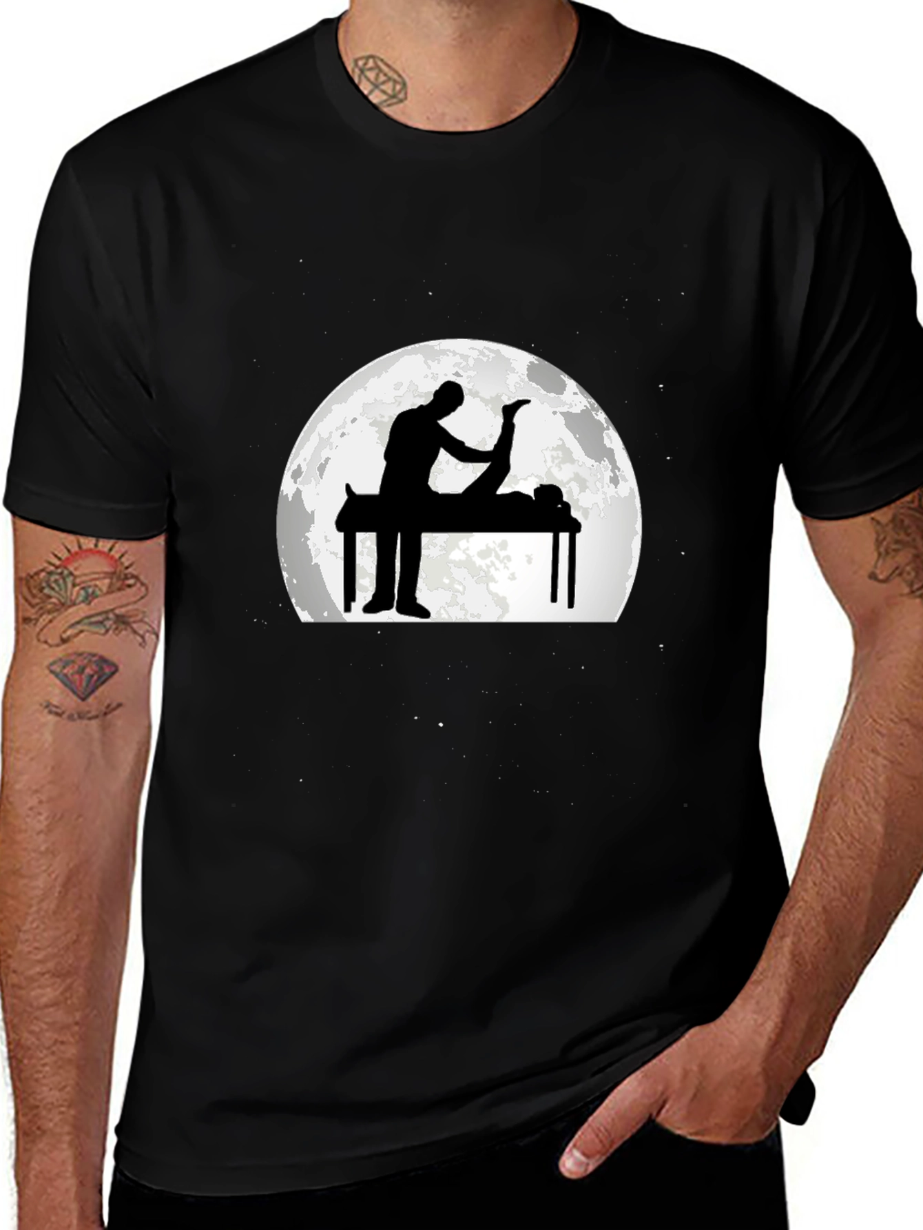 Massage Therapy Moon T-Shirt