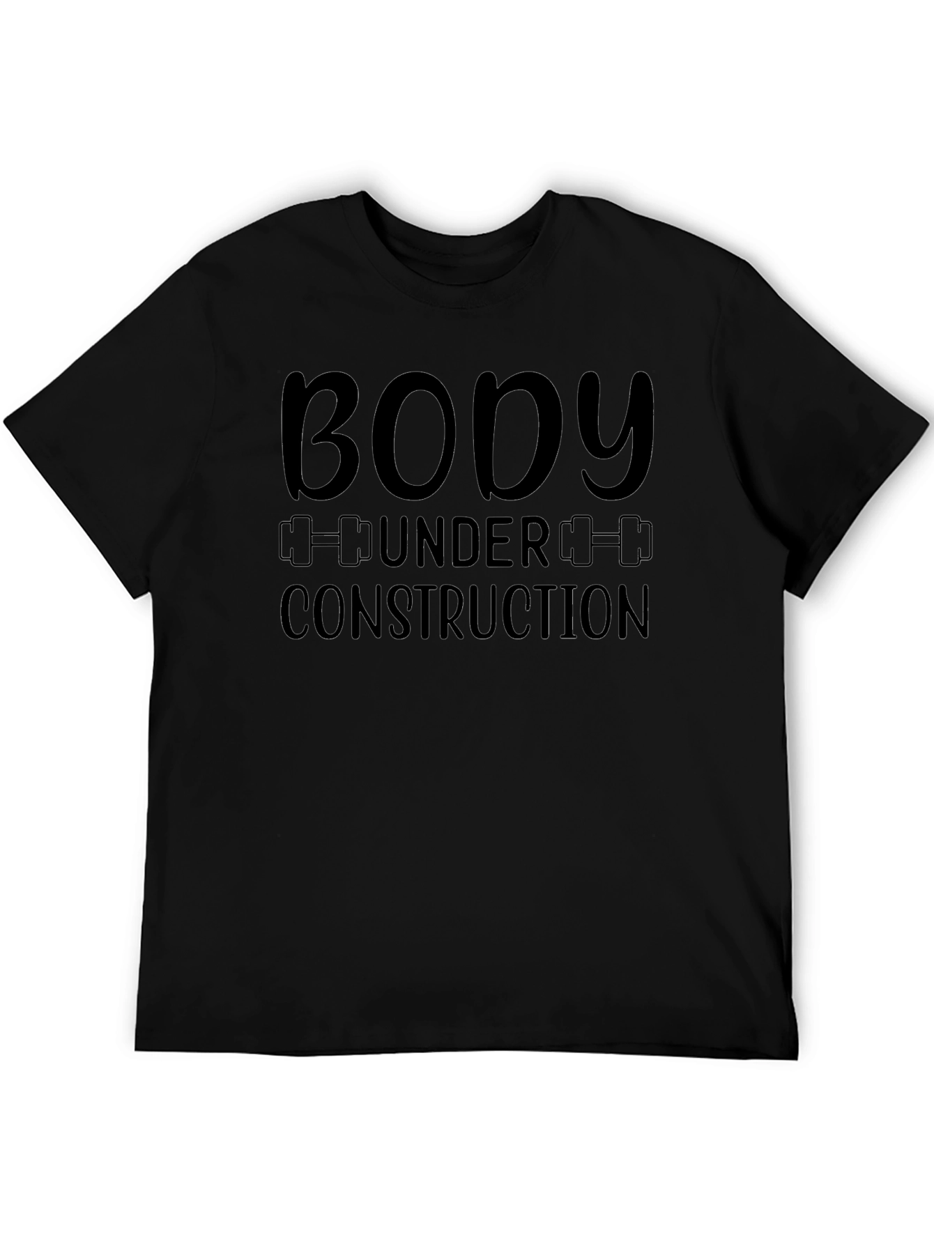 Body Under Construction Black T-Shirt