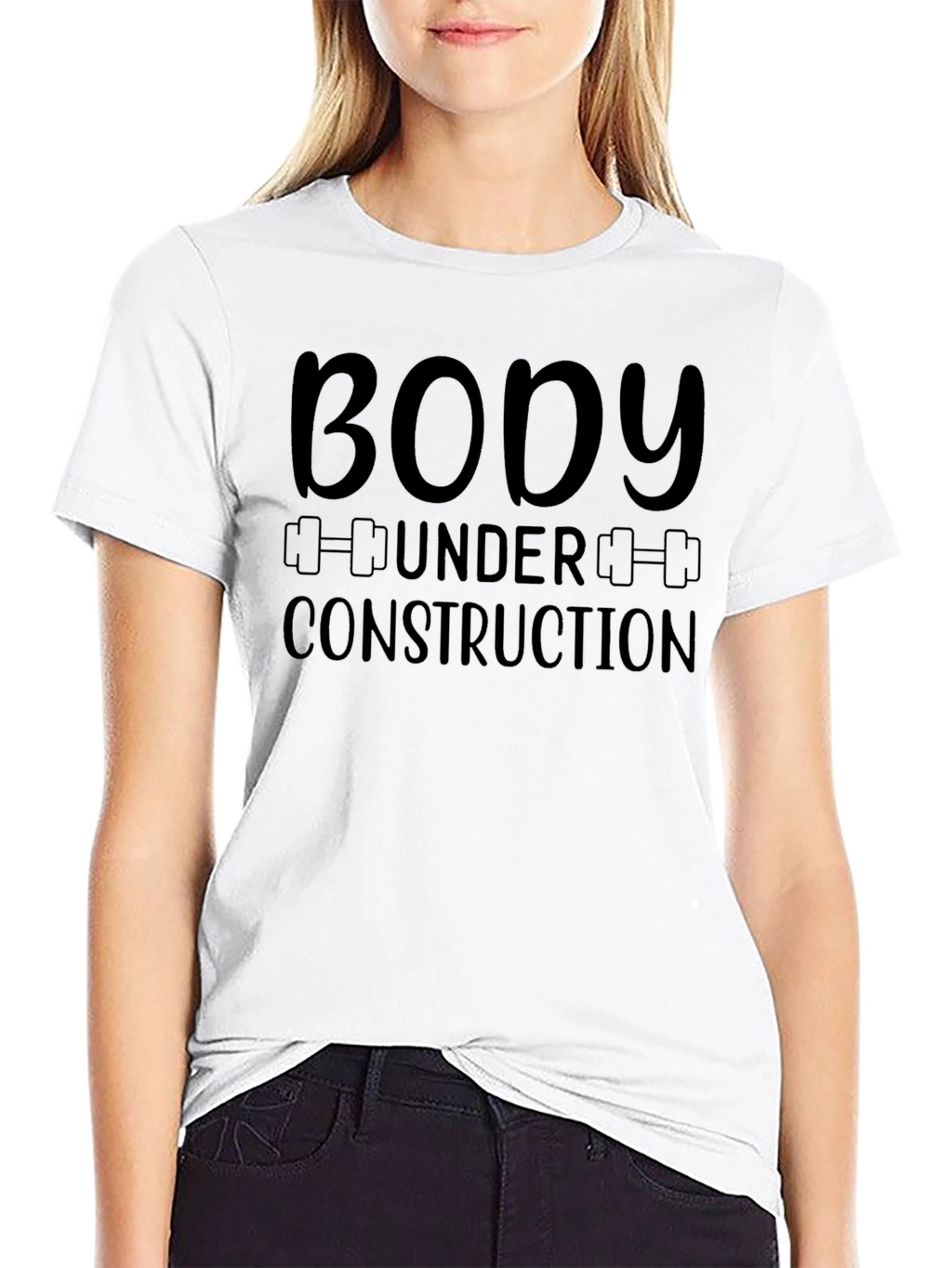 Body Under Construction Black T-Shirt
