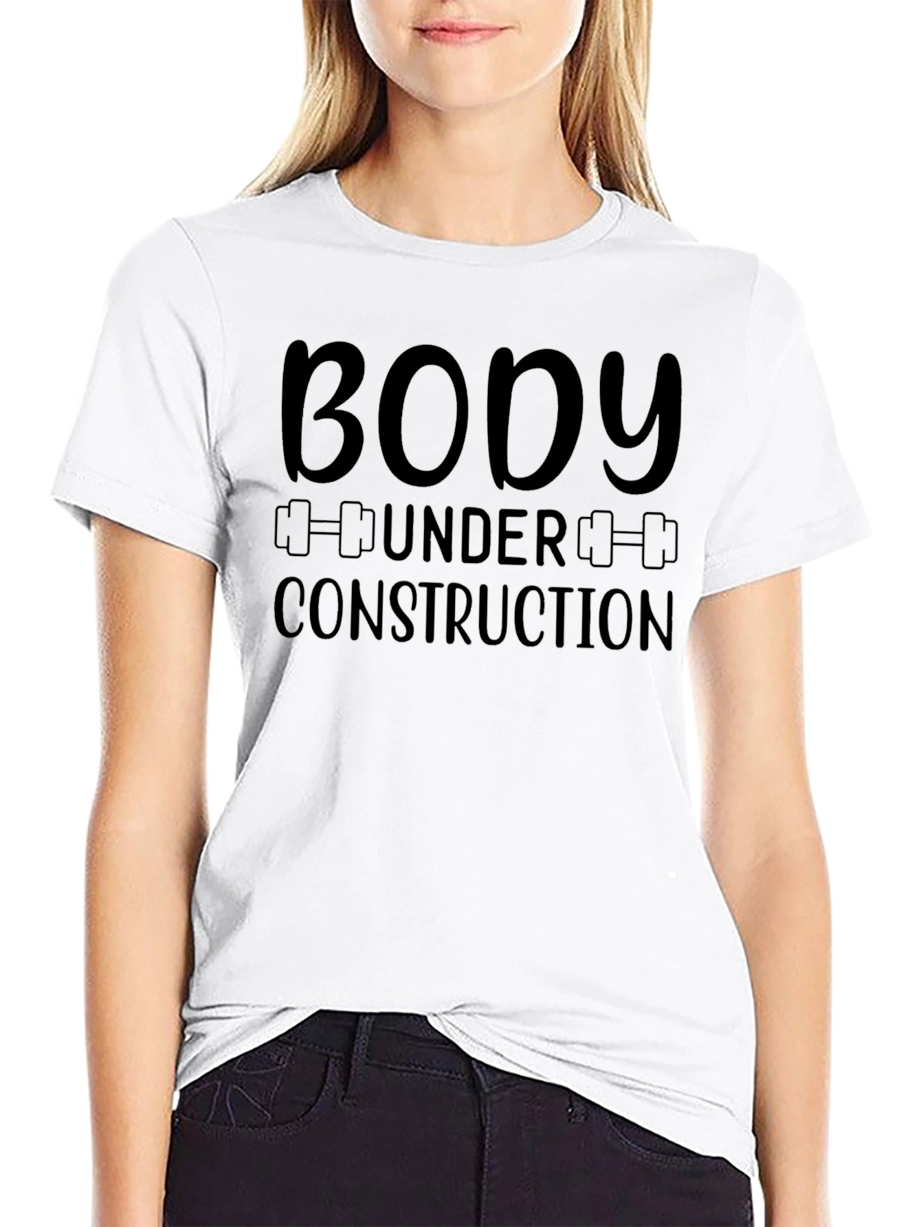 Body Under Construction Black T-Shirt