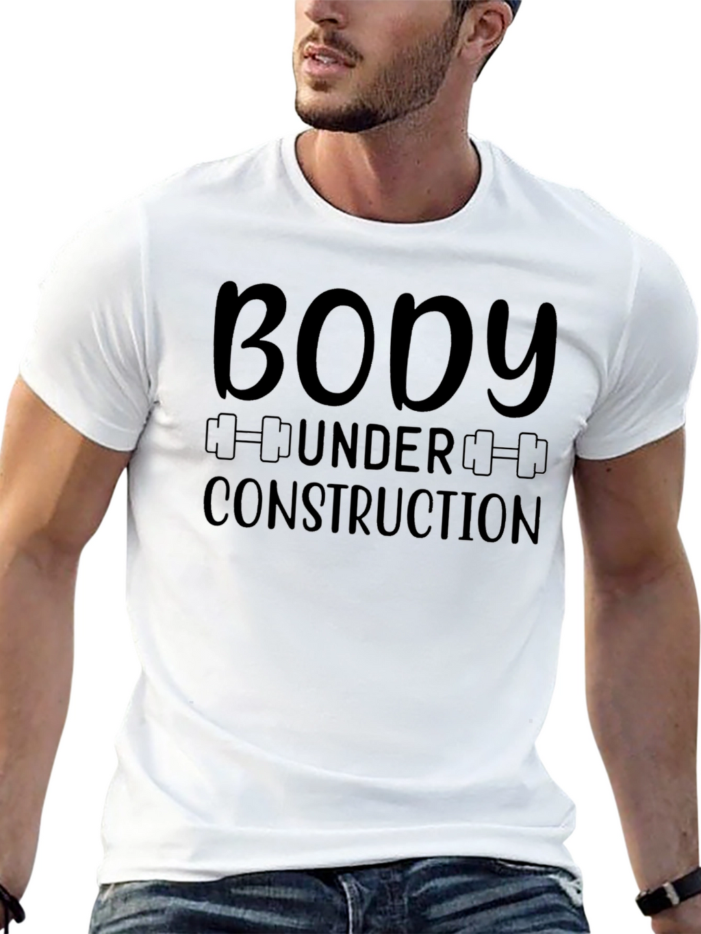 Body Under Construction Black T-Shirt