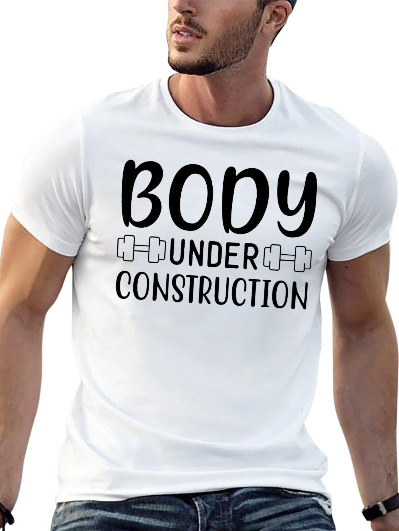 Body Under Construction Black T-Shirt