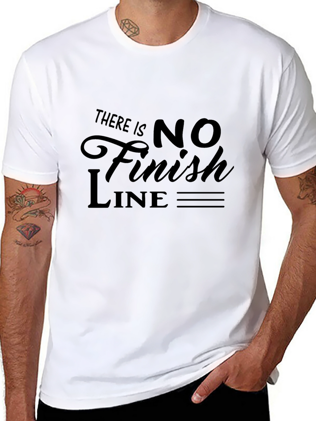 There Is No Finish Line Graphic T-Shirt