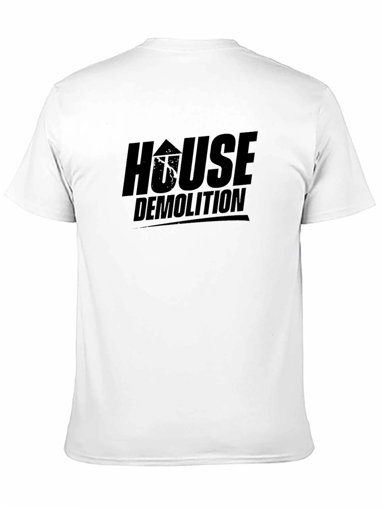 House Demolition Black Graphic T-Shirt