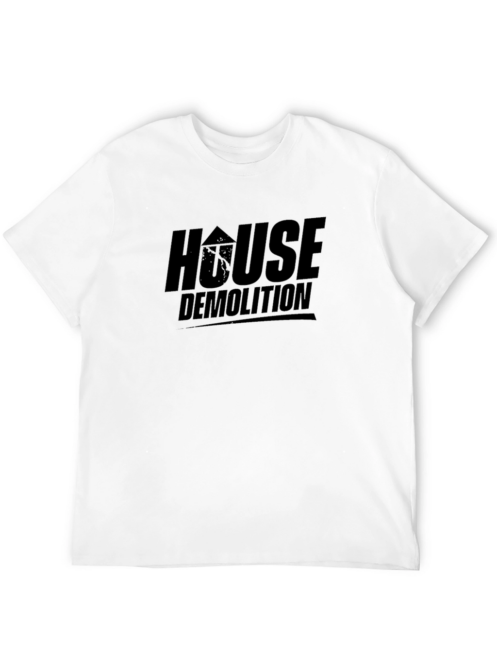 House Demolition Black Graphic T-Shirt