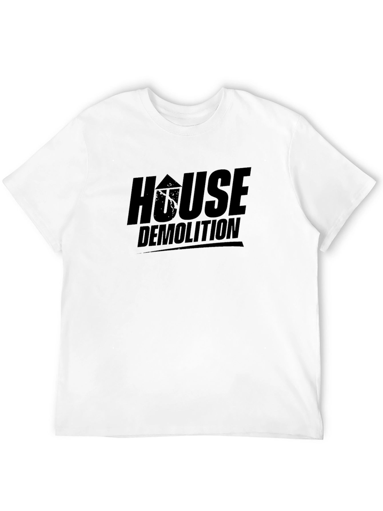 House Demolition Black Graphic T-Shirt