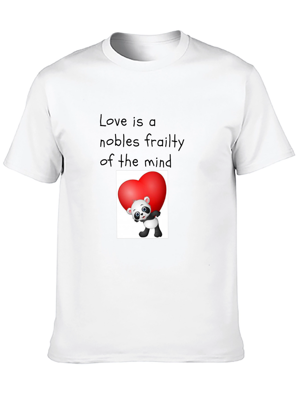 Love Panda Graphic T-Shirt
