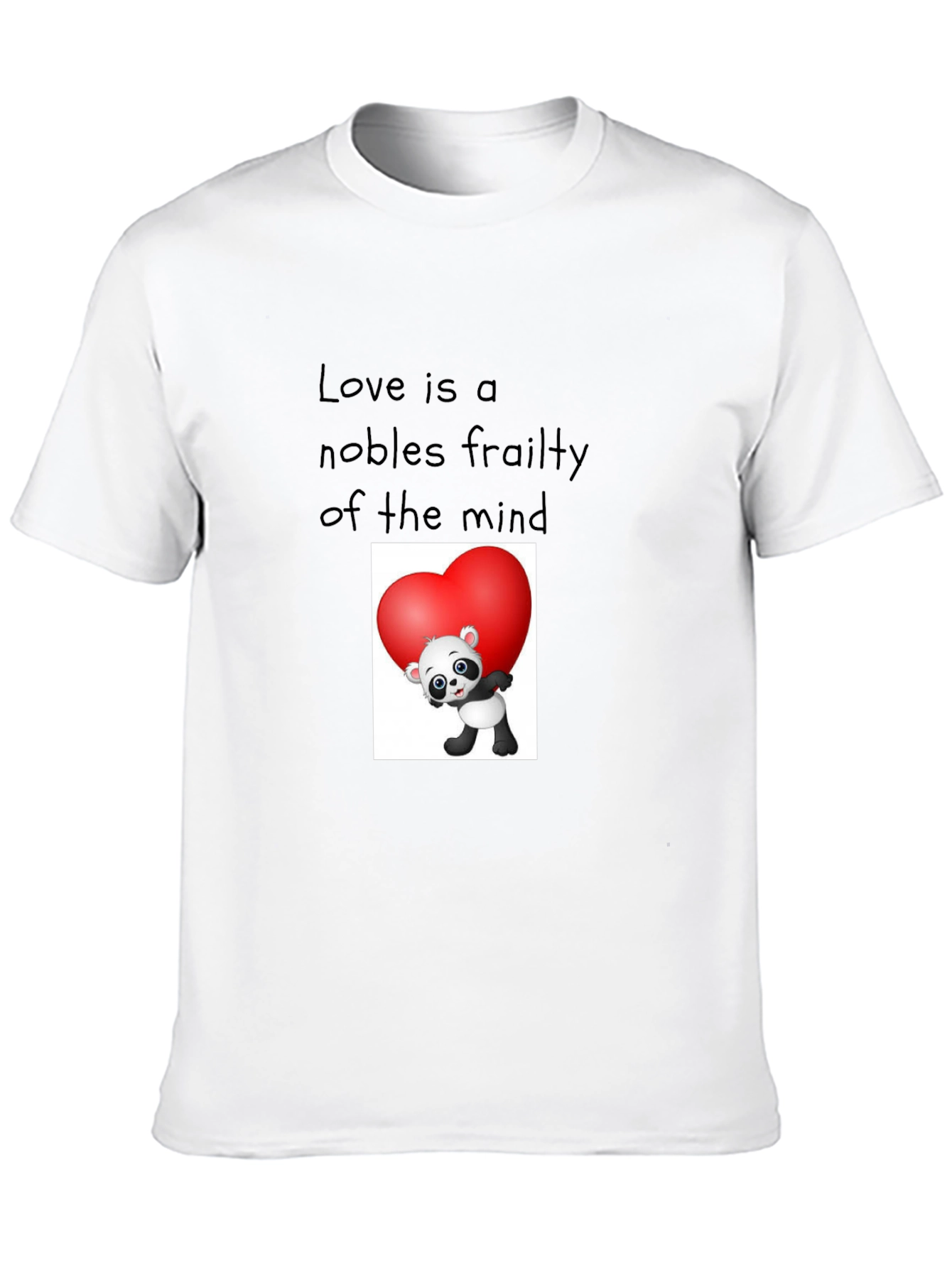 Love Panda Graphic T-Shirt