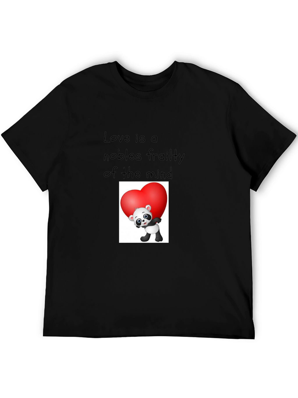 Love Panda Graphic T-Shirt