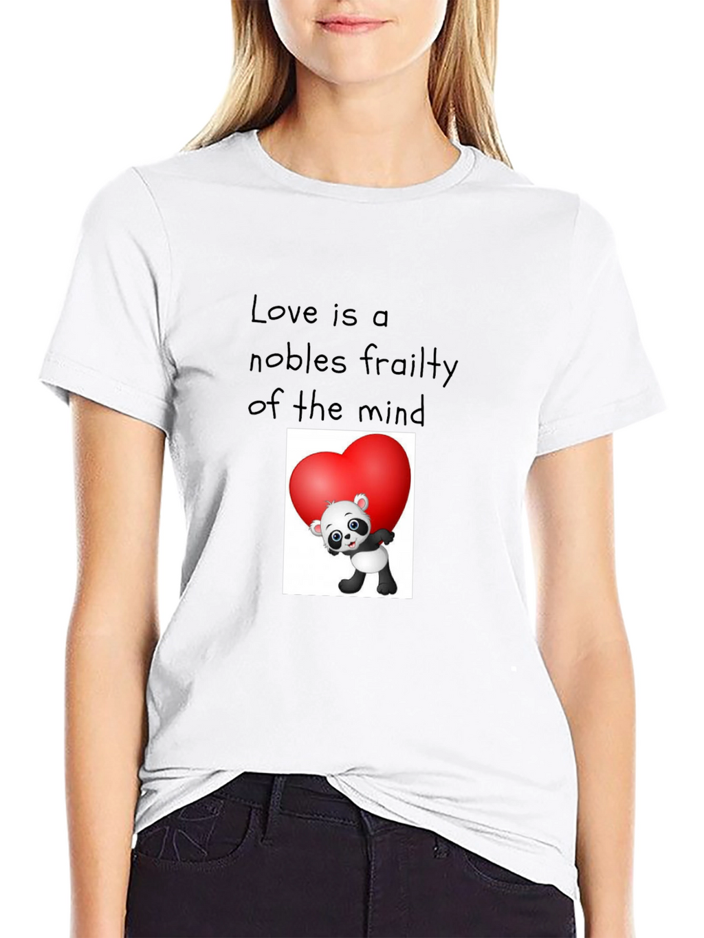Love Panda Graphic T-Shirt