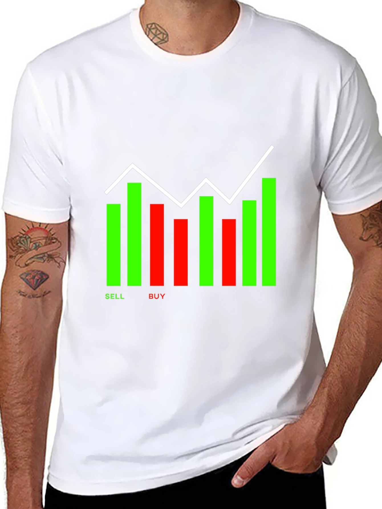 Stock Market Trader T-Shirt - Buy Sell Investment Graphic Tee
