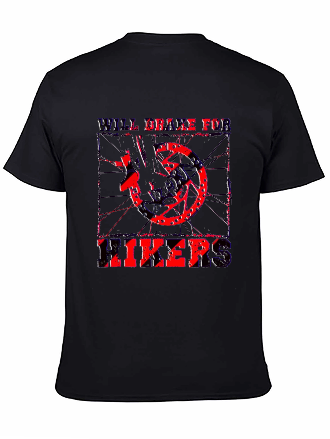 Will Brake For Hikers Graphic T-Shirt