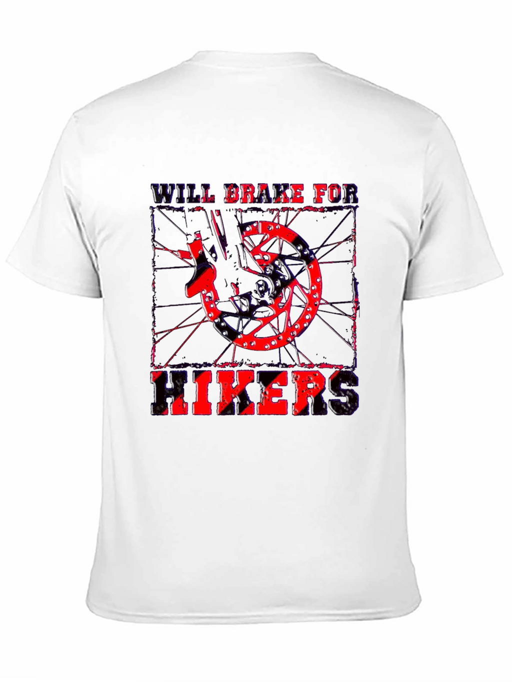 Will Brake For Hikers Graphic T-Shirt