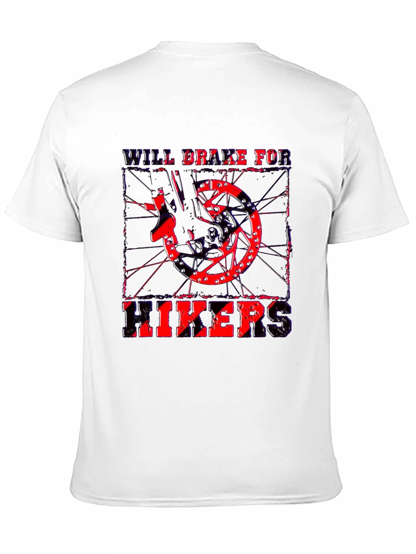 Will Brake For Hikers Graphic T-Shirt