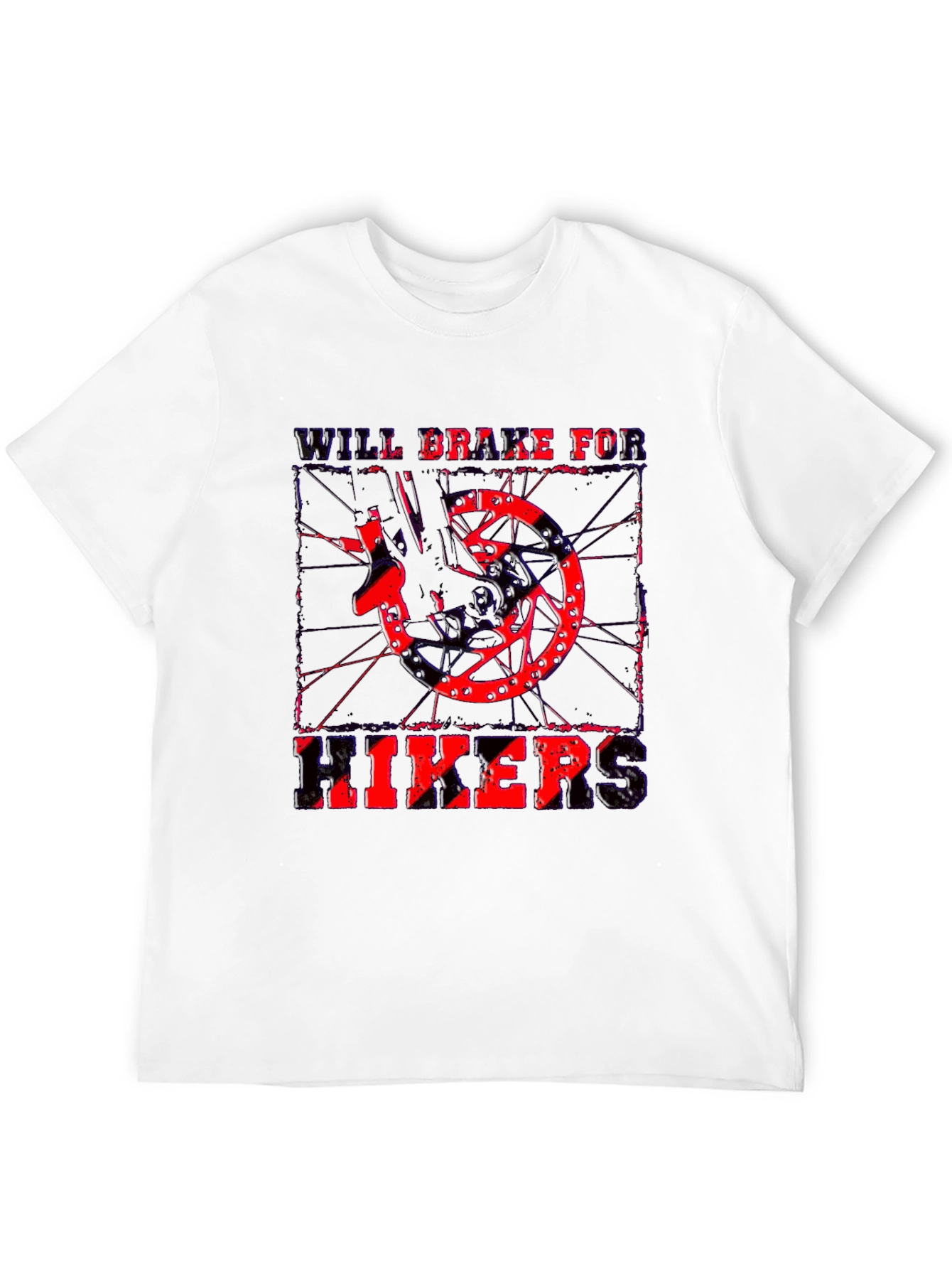 Will Brake For Hikers Graphic T-Shirt