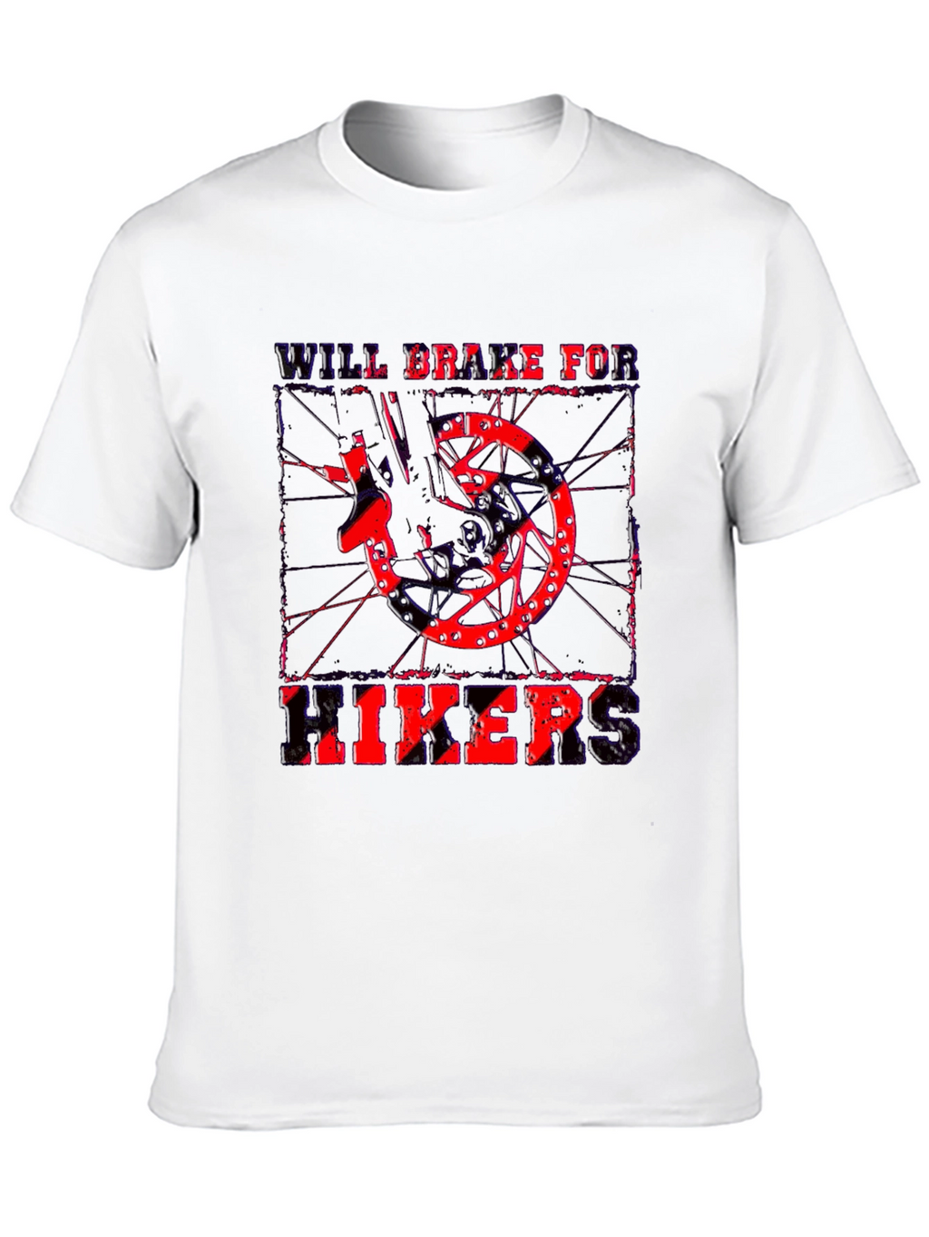 Will Brake For Hikers Graphic T-Shirt