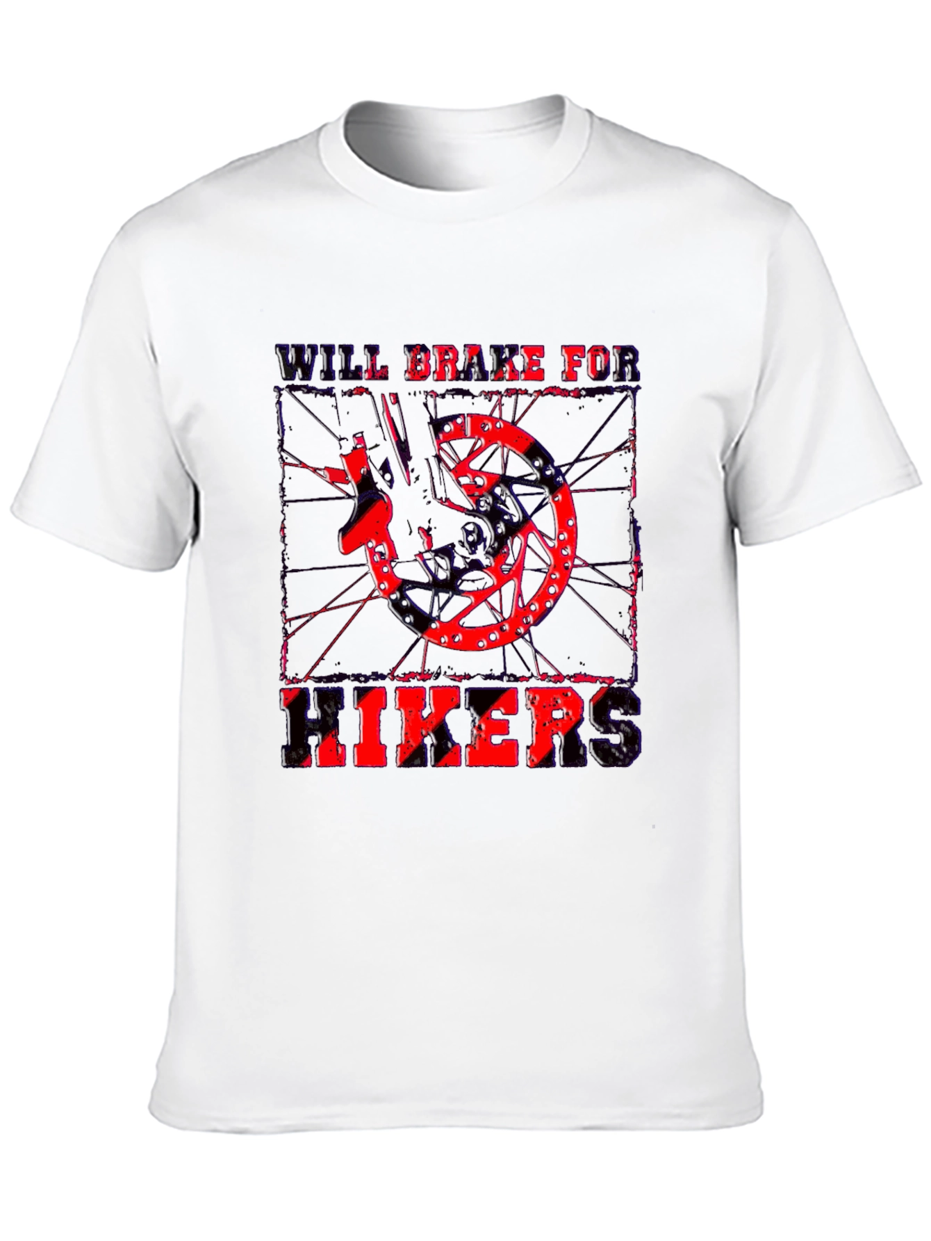 Will Brake For Hikers Graphic T-Shirt