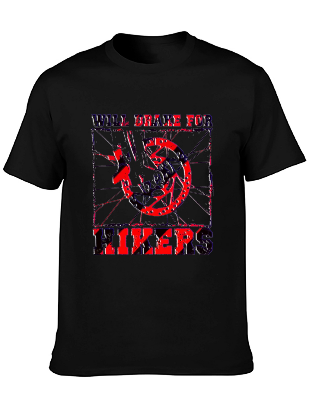 Will Brake For Hikers Graphic T-Shirt