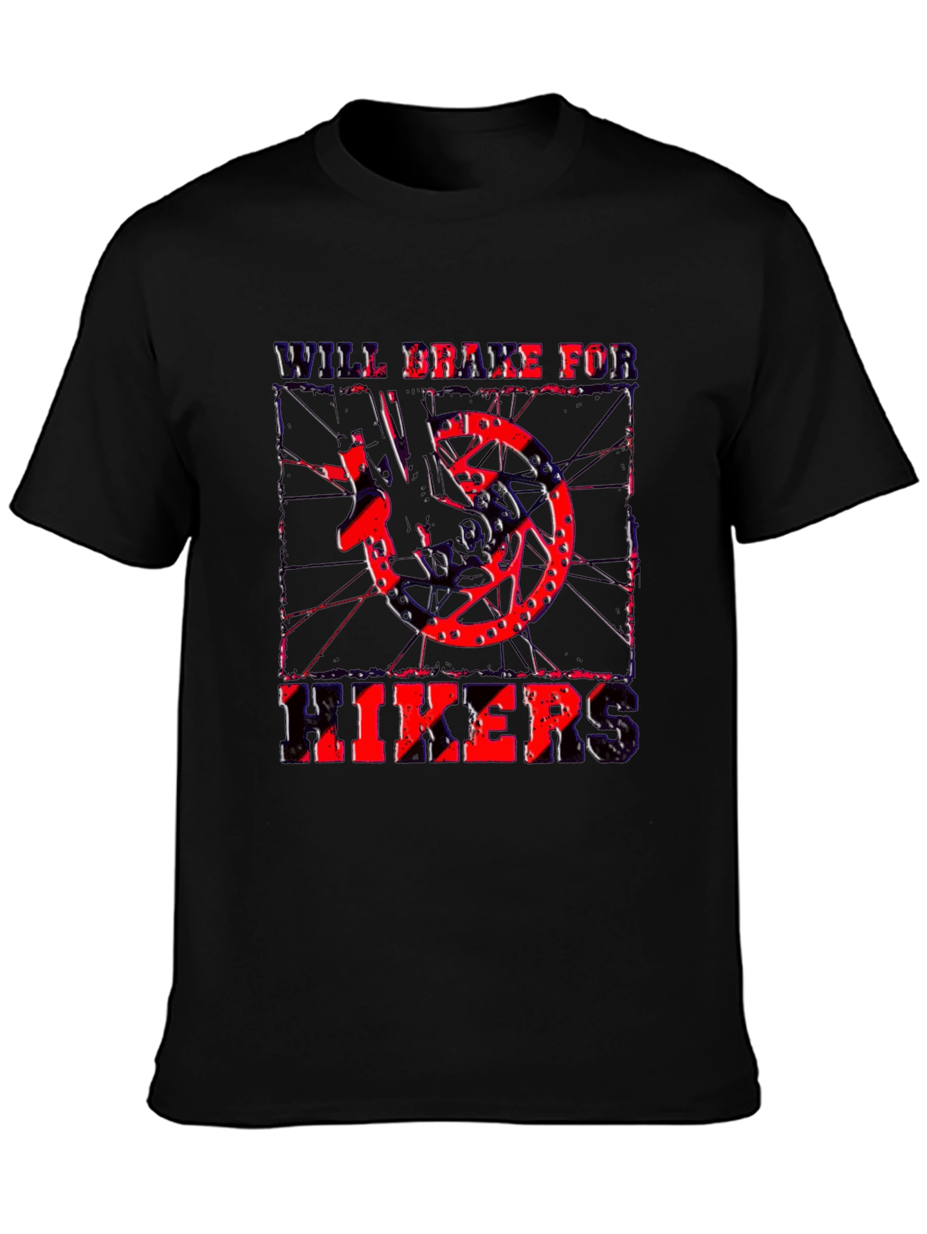 Will Brake For Hikers Graphic T-Shirt