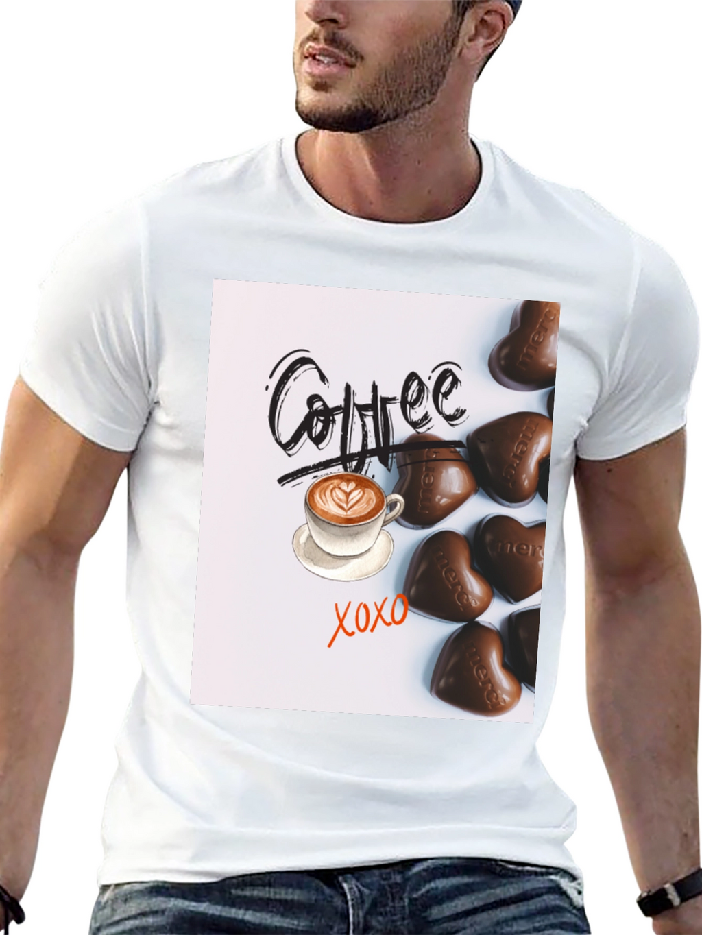 Coffee & Chocolate Graphic T-Shirt