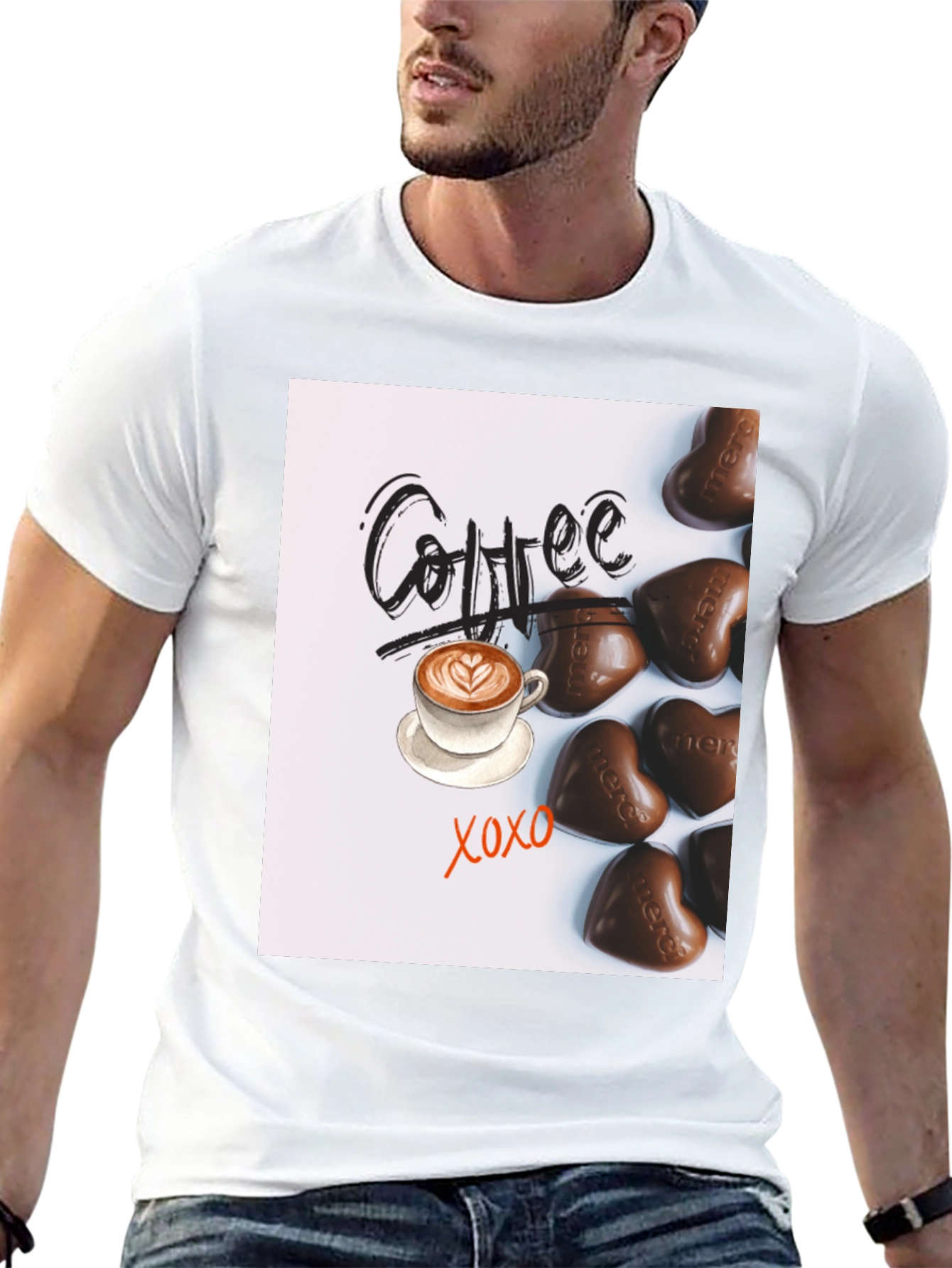 Coffee & Chocolate Graphic T-Shirt