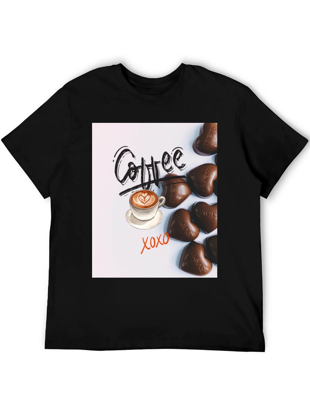Coffee & Chocolate Graphic T-Shirt