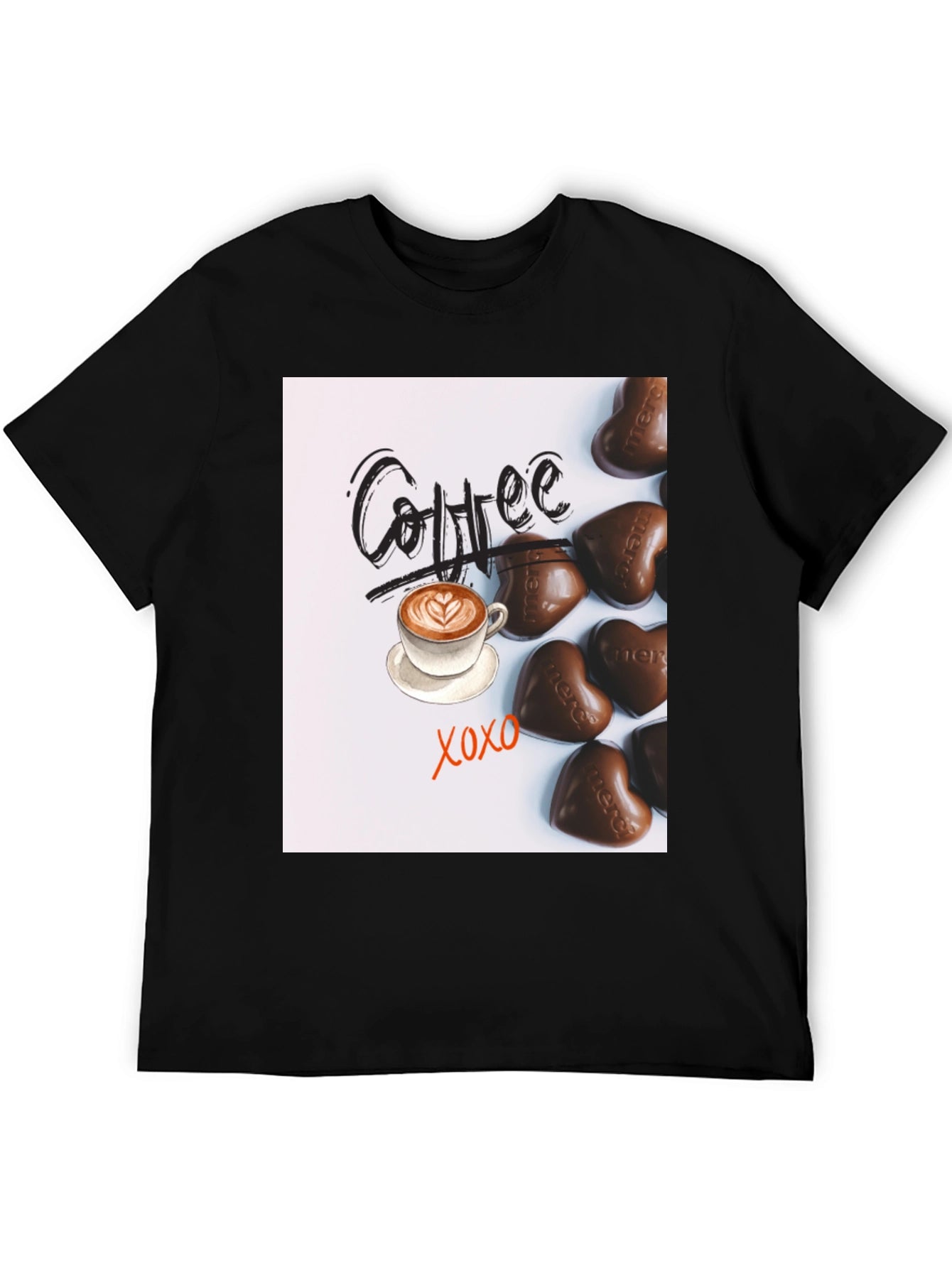 Coffee & Chocolate Graphic T-Shirt
