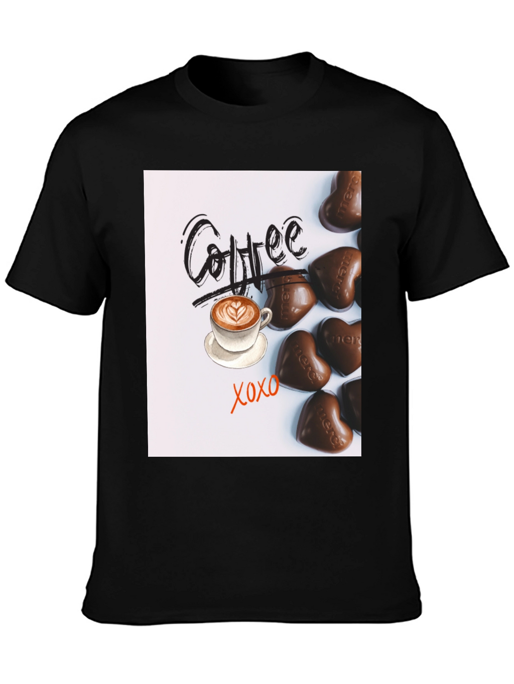 Coffee & Chocolate Graphic T-Shirt