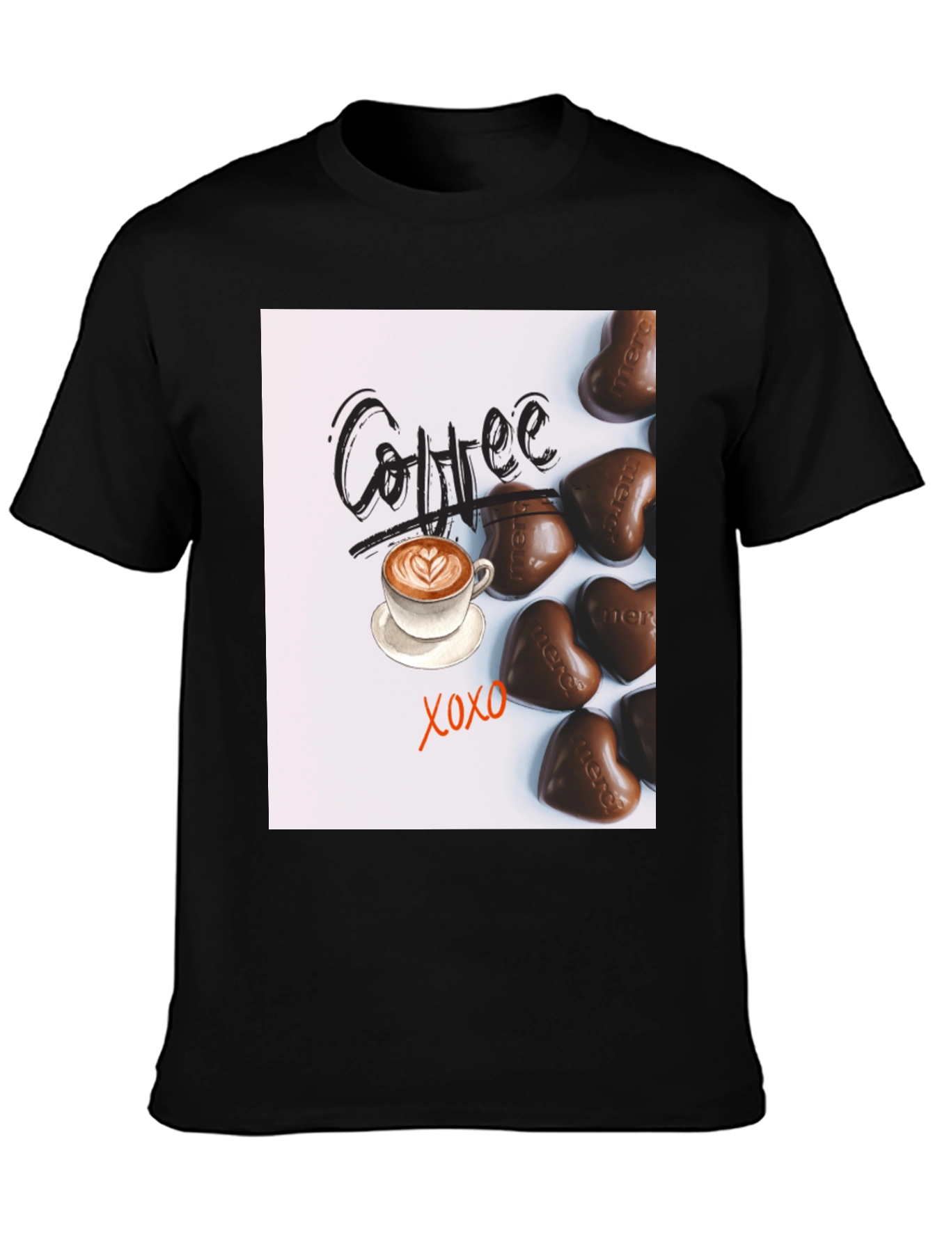 Coffee & Chocolate Graphic T-Shirt